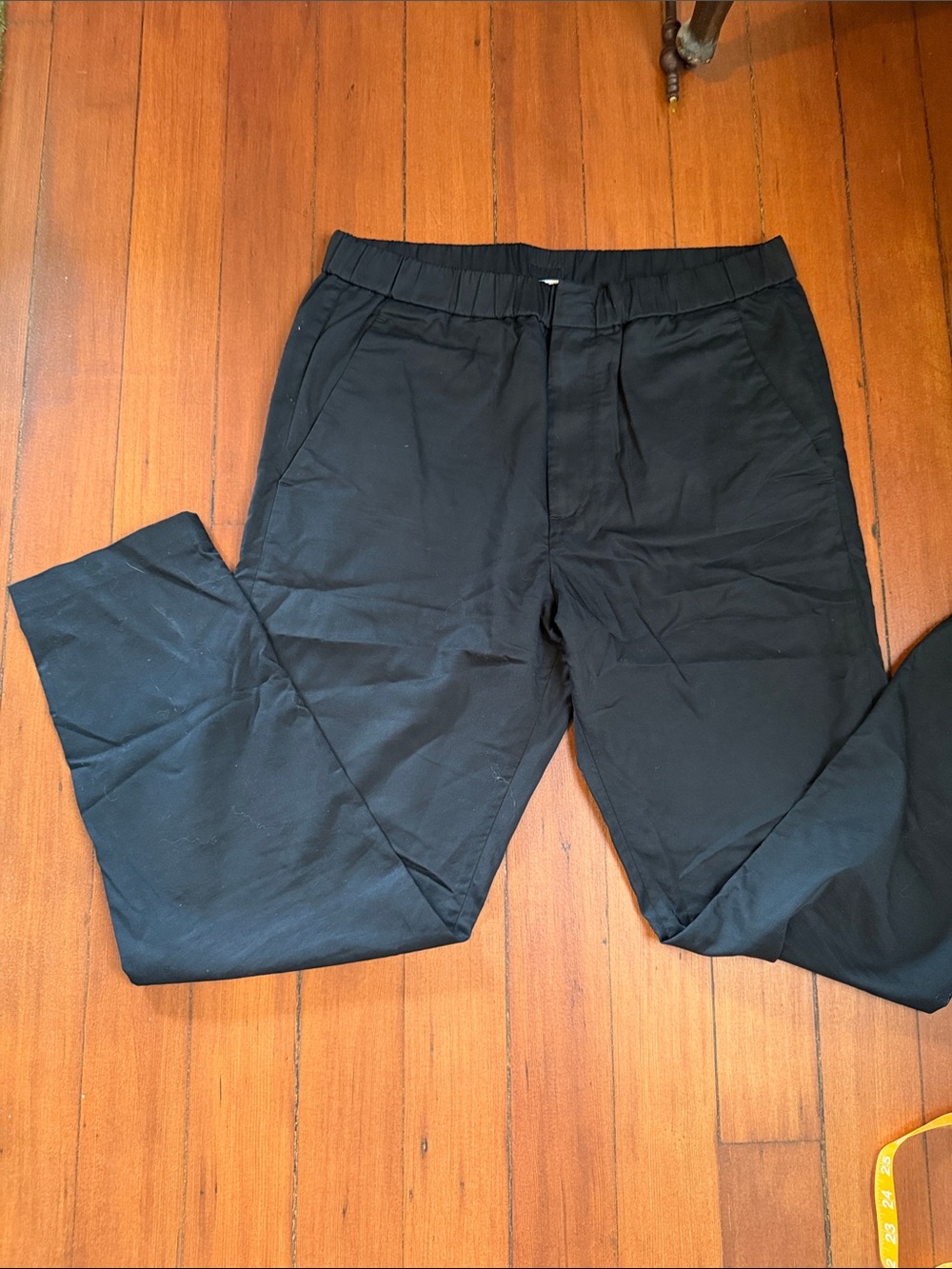 COS Black Slim Stretch Chinos for Men size 36R